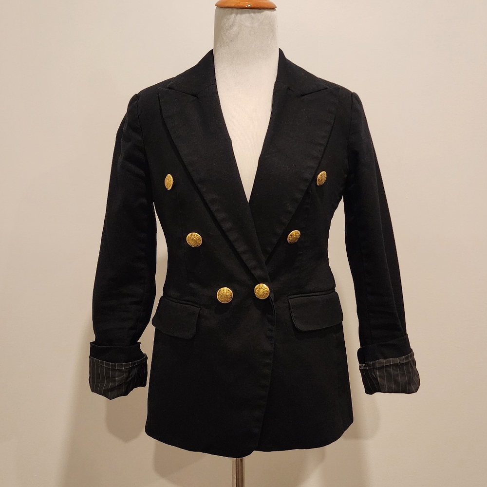 Banana Republic Black Blazer, 2 Petite